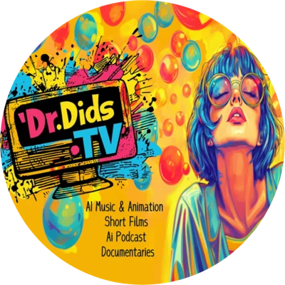 DrDidsTV badge: AI Music & Animation, Short Films, AI Podcast, Documentaries