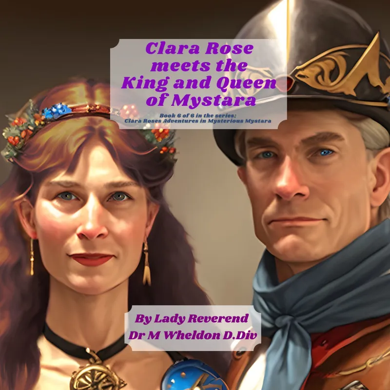 Book cover: Clara Rose Meets the King and Queen of Mystara